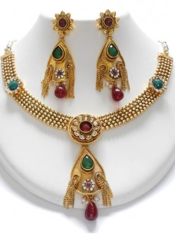 Polki Jewellery Set